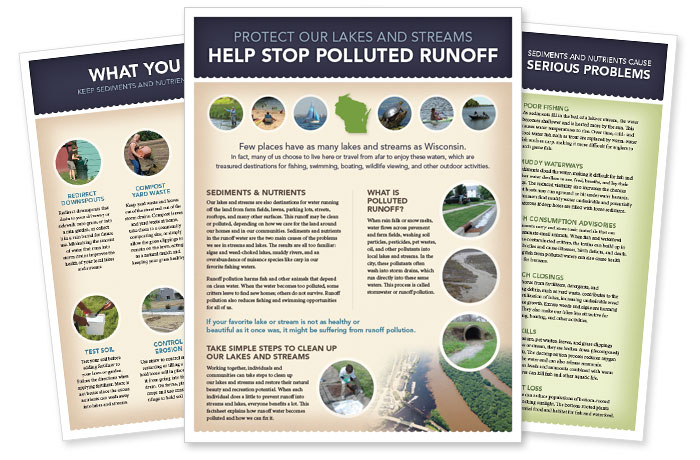 Help Stop Polluted Run Off poster